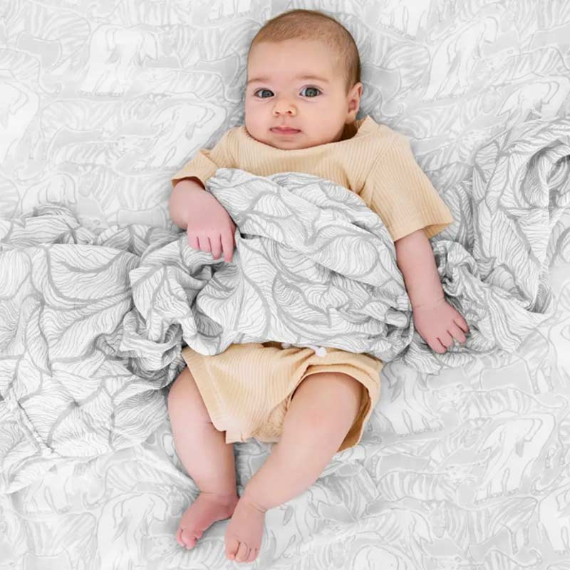 aden + anais Culture Club Silky Swaddle - SINGLE - Image 2
