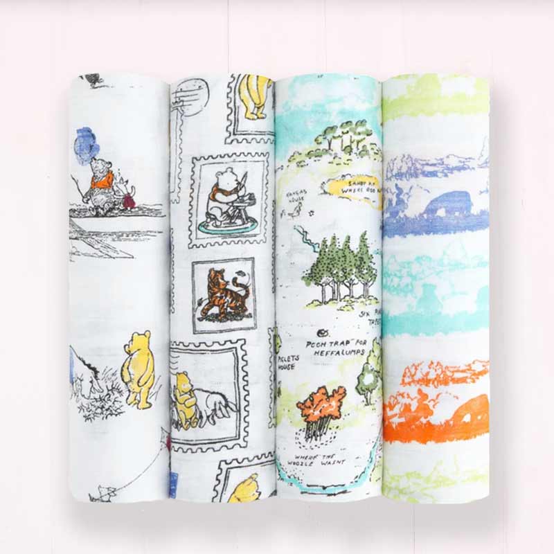 aden + anais Disney™ Winnie The Pooh Swaddle Blanket - Single