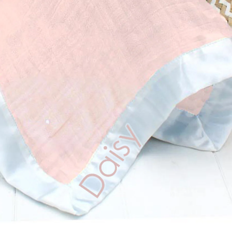 aden + anais Pink Bunny Lovey Comfort Blanket - Personalise - Image 2