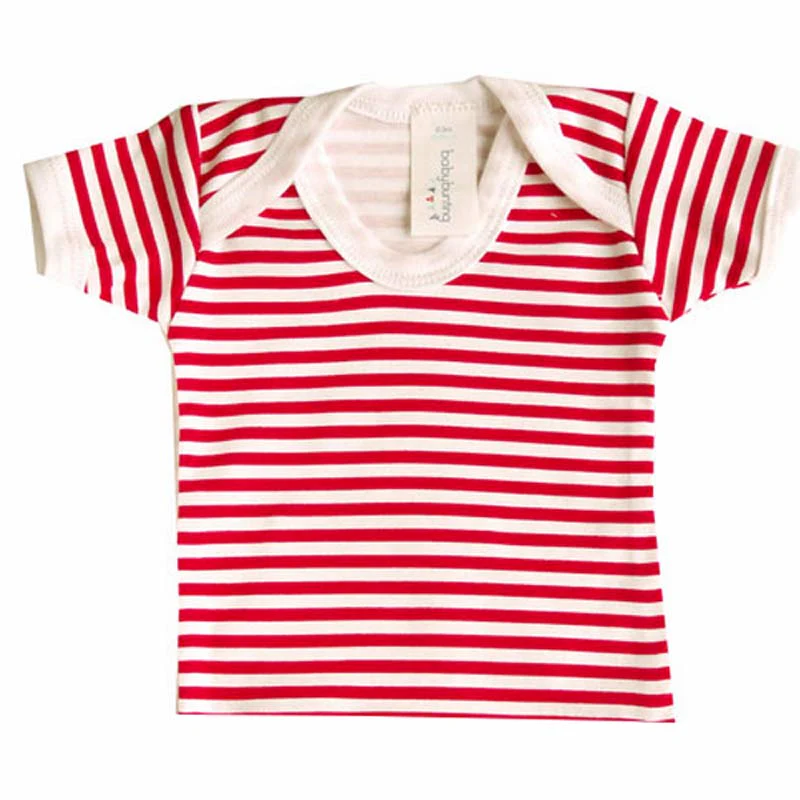 Baby Bunting Striped Red & White T-Shirt
