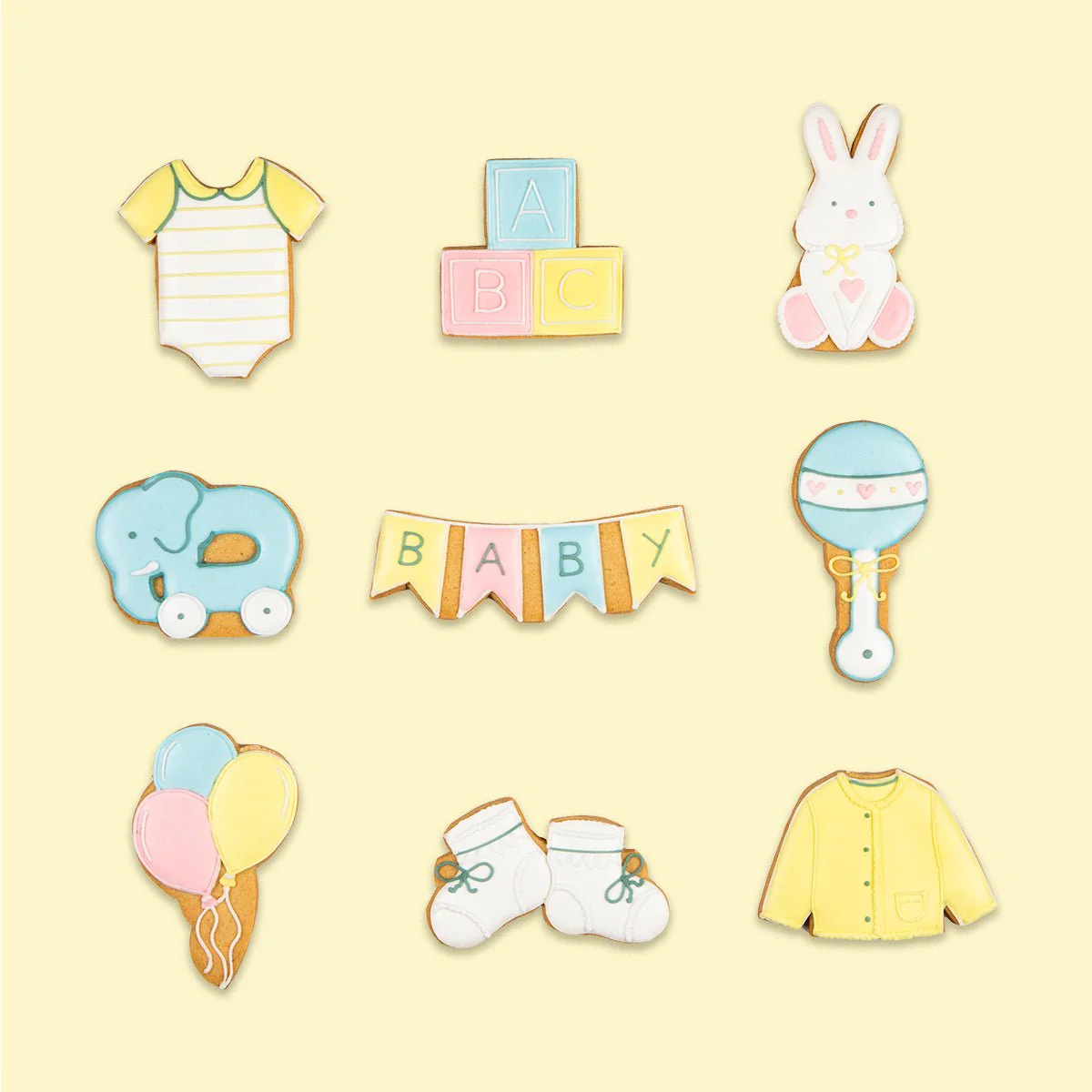 Baby Shower Biscuit Tin by Biscuiteers - Image 3