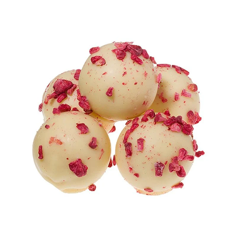 Cocoba Raspberry, Champagne & White Chocolate Truffles - Image 2