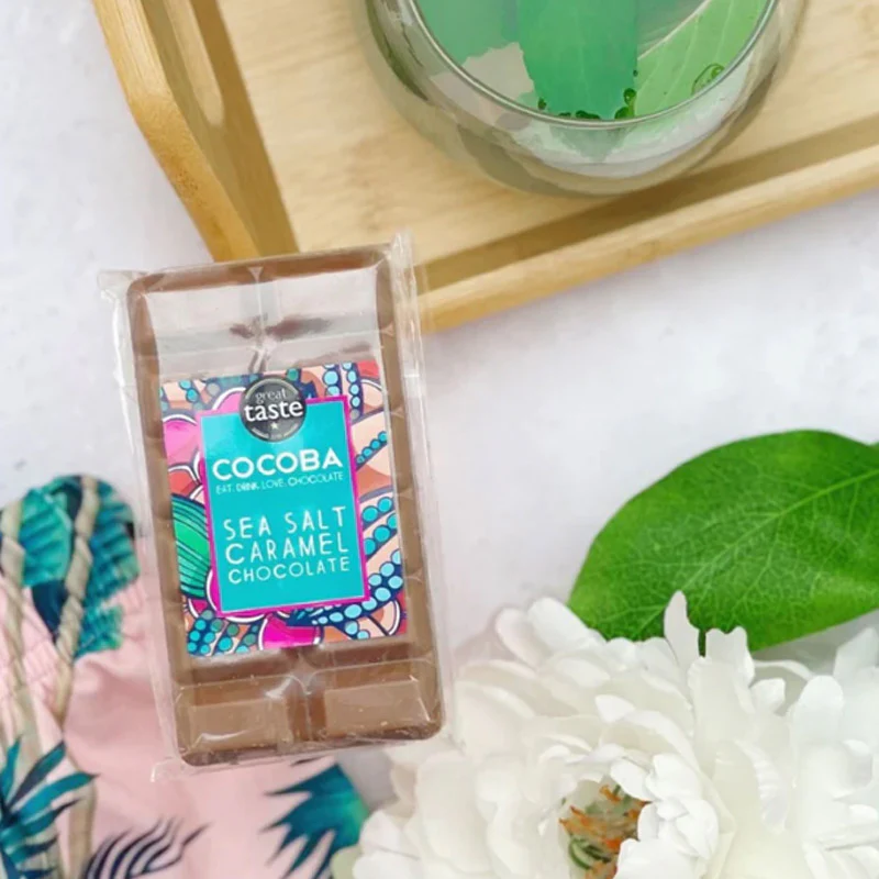 Cocoba Sea Salt Caramel Chocolate Bar- Mini