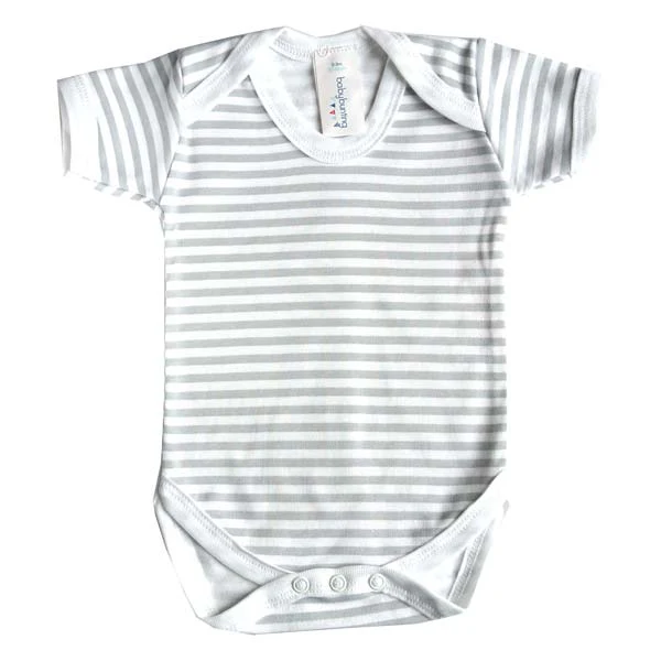 Baby Outfit Gift Set - Grey Stripe - Image 2