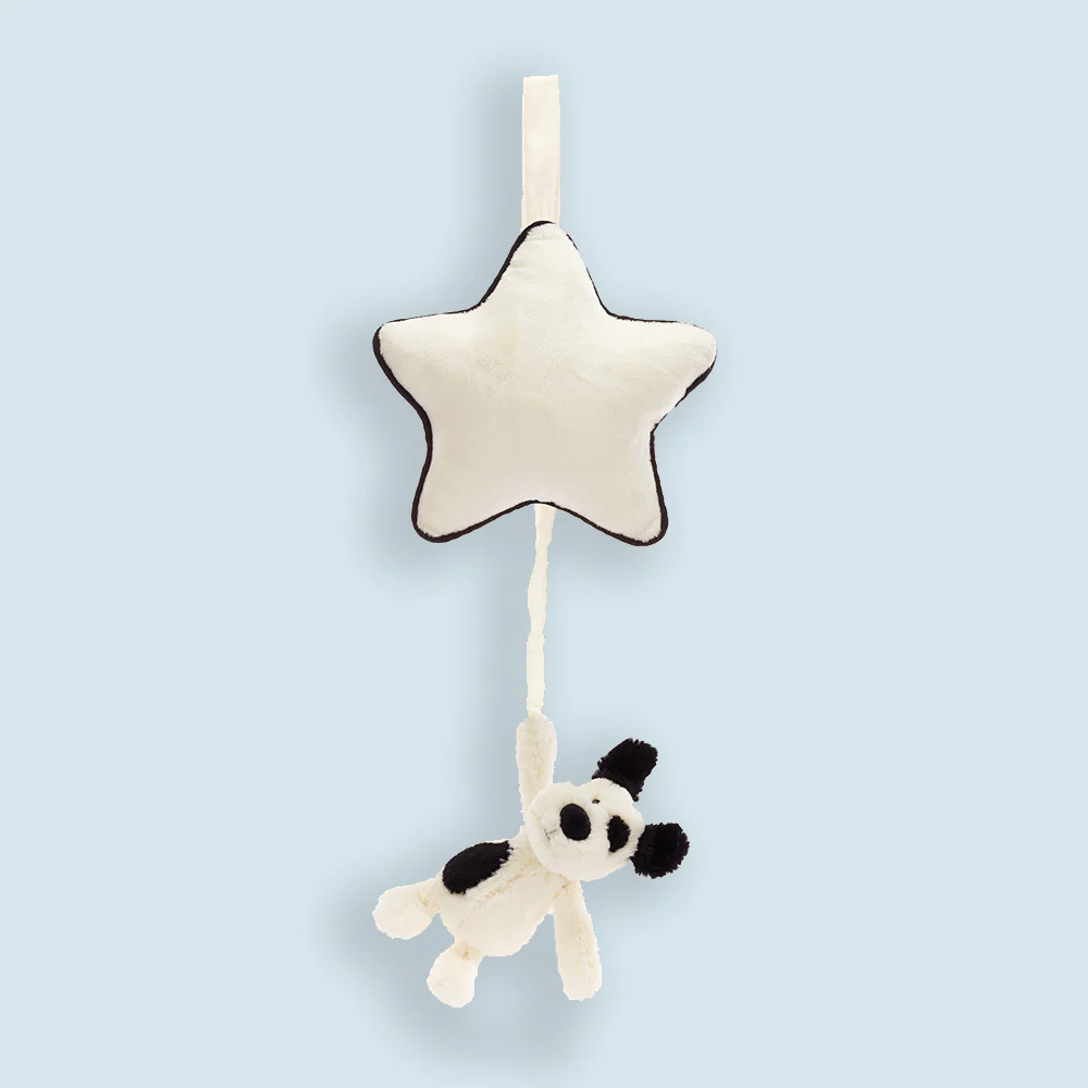 Jellycat Bashful Puppy Musical Lullaby Star & Book Set - Image 4