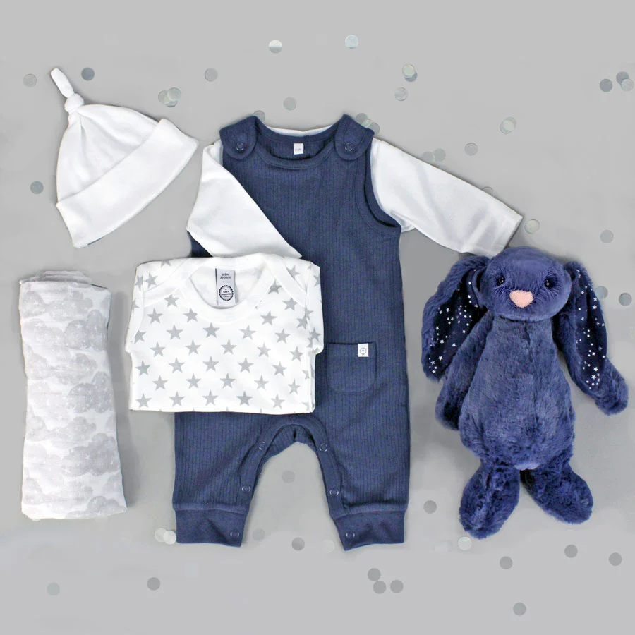 Jellycat Stardust Bunny Baby Boys Gift Box