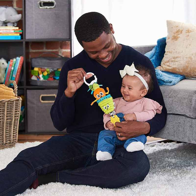 Lamaze Mini Clip & Go Candy The Carrot Toy - Image 2
