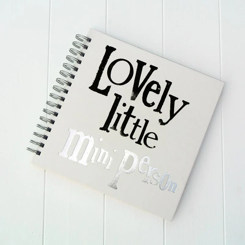 The Bright Side Lovely Mini Person Baby Memories Scrapbook