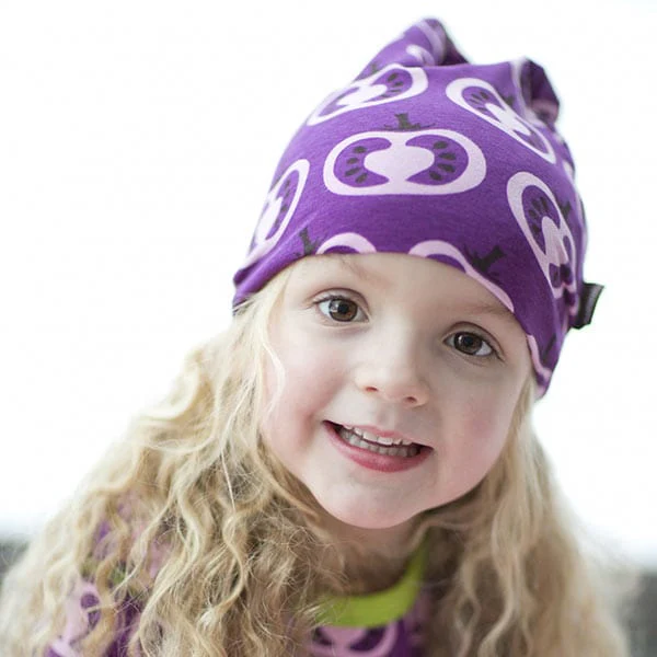 Maxomorra Pomegranate Unisex Baby Hat - Image 2