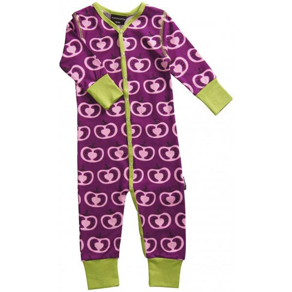 Maxomorra Pomegranate Unisex Rompersuit