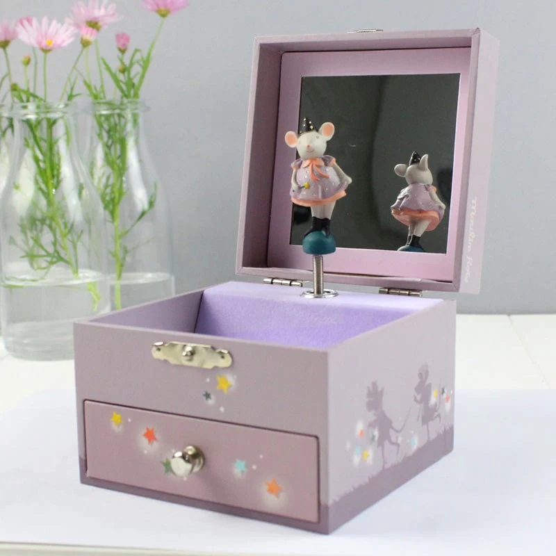 Moulin Roty Musical Magical Mouse Keepsake Jewellery Box