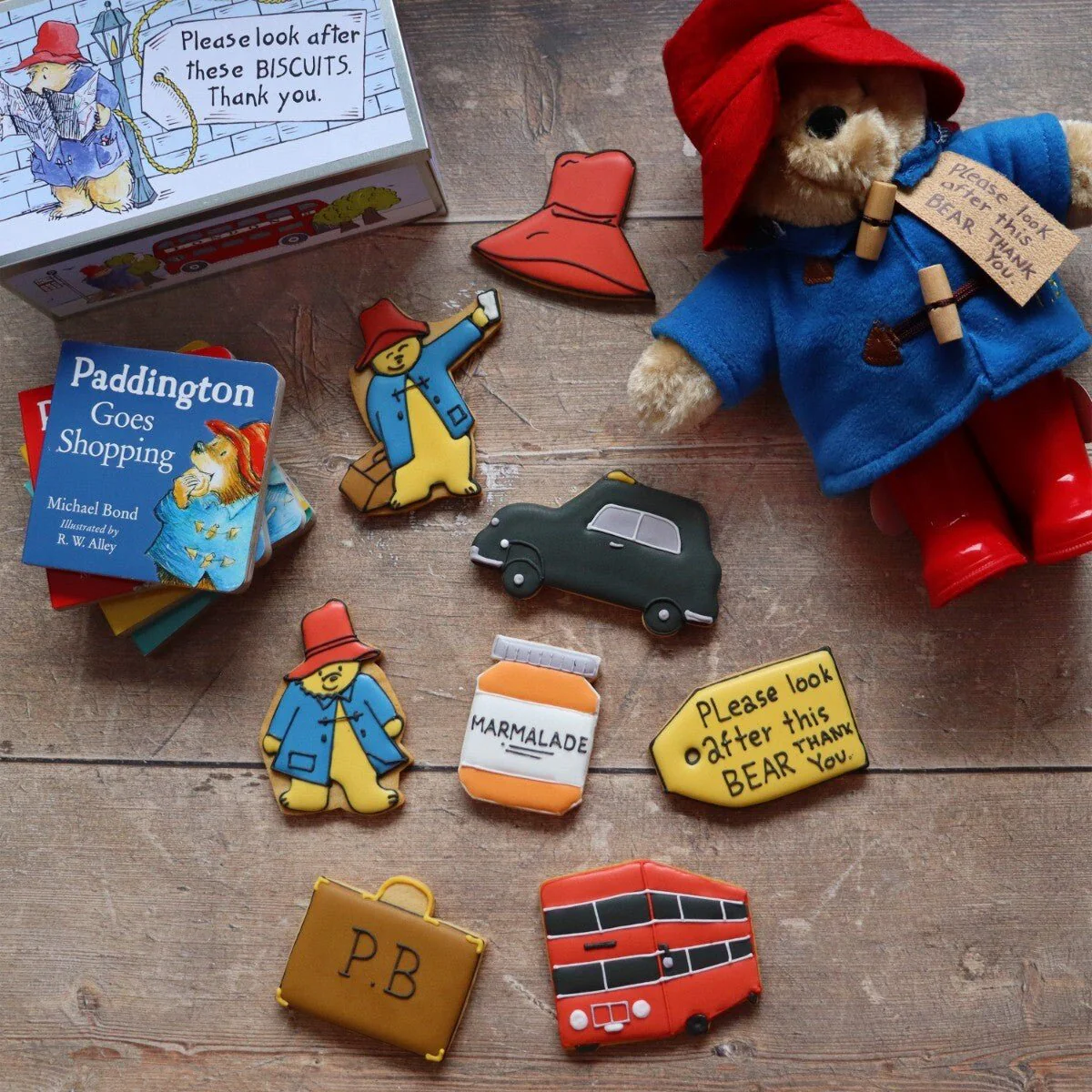 Paddington Bear Baby Biscuit & Gift Set by Biscuiteers - Image 2