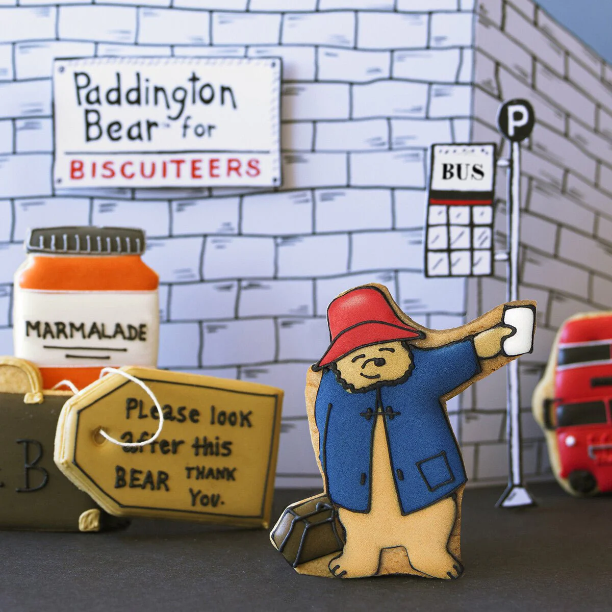 Paddington Bear Baby Biscuit & Gift Set by Biscuiteers - Image 3