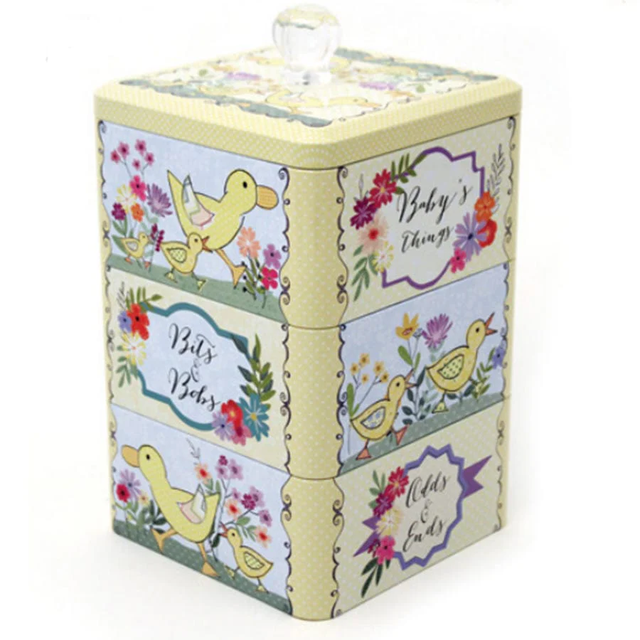 Peel and Sardine Baby Bibs and Bobs Tin - Image 2