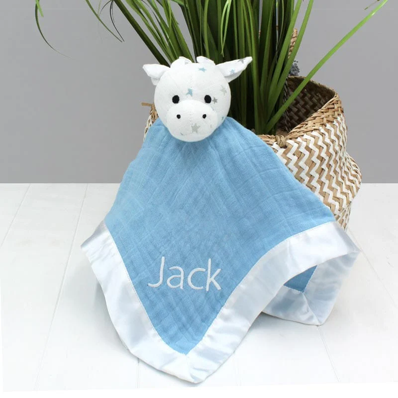 Personalised aden + anais Musy Mate - Blue