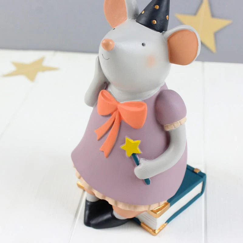 Moulin Roty Personalised Baby Money Box - Mouse - Image 2