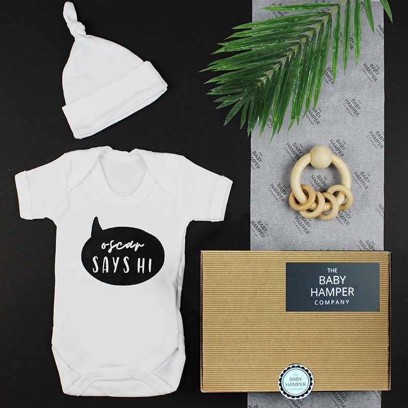 Personalised Letterbox New Baby Gift Box