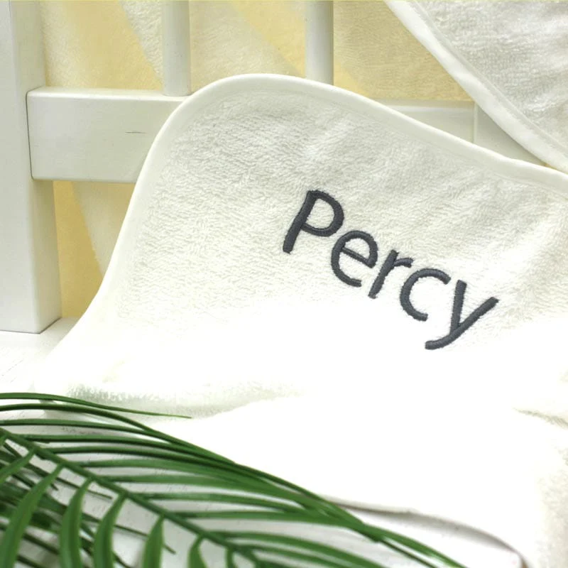 Personalised Panda Hooded Baby Towel - Image 2