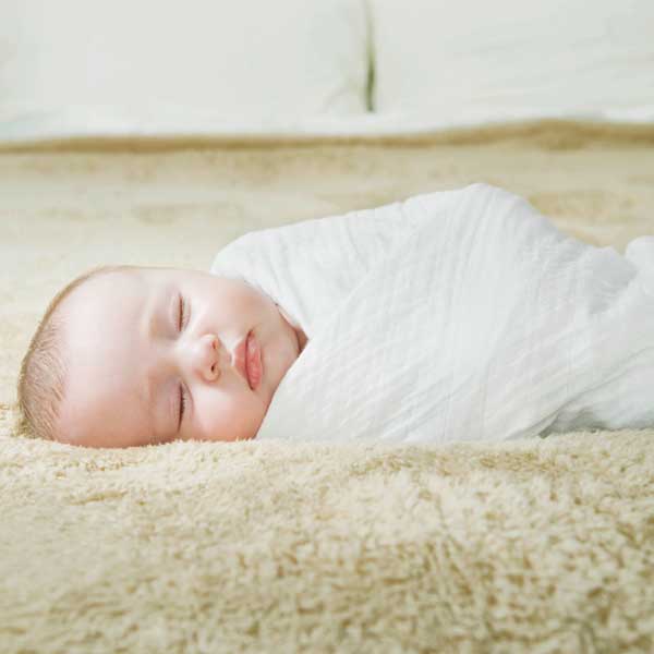 Plain White Baby Muslin Cloth - Image 2