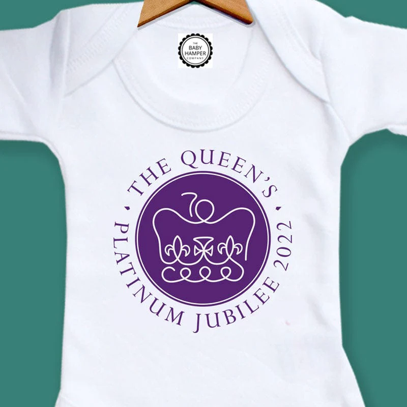 Queen's Platinum Jubilee 2022 - Baby Bodysuit - Image 2