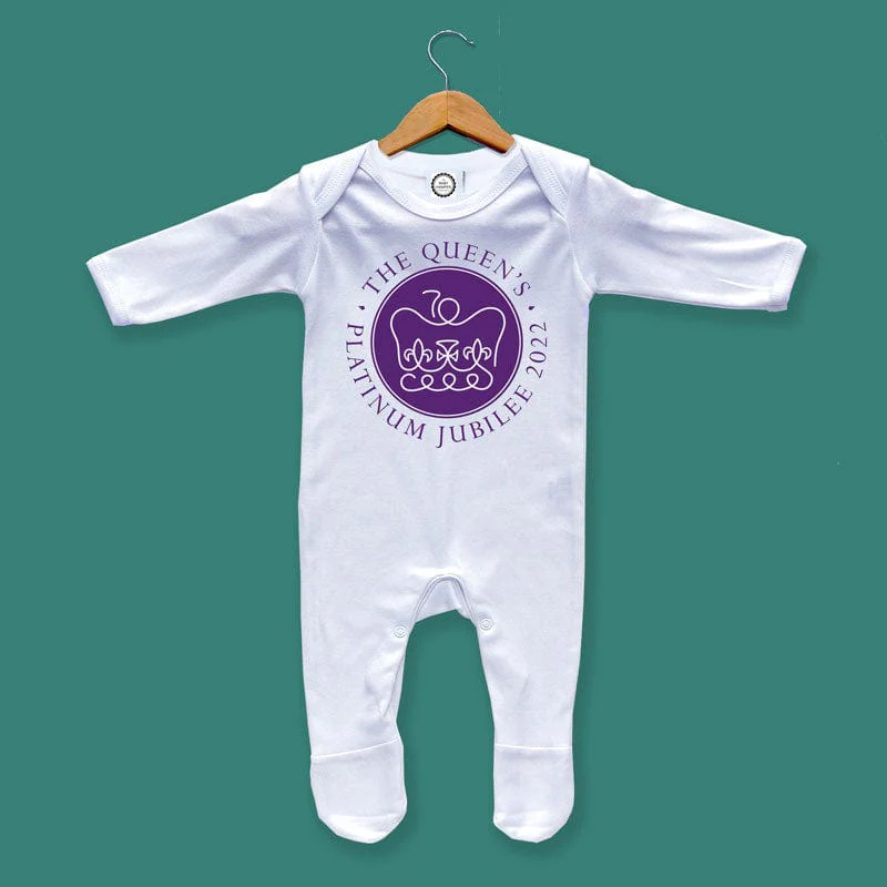 Queen's Platinum Jubilee 2022 - Baby Sleepsuit