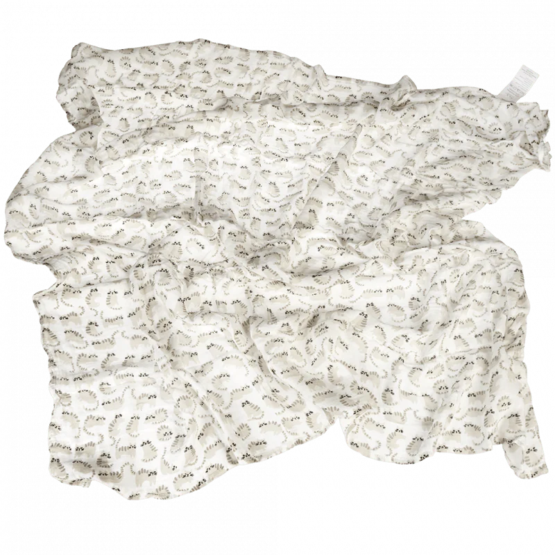 Rex London Swaddle blanket - Kitty Cats - Image 4