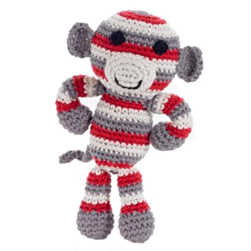 Best Years Stripey Red Knitted Cheeky Monkey
