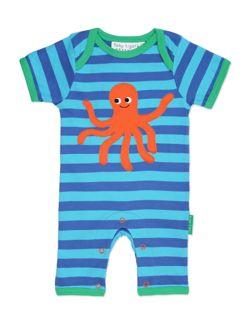 Toby Tiger, Octopus Rompersuit for Boys