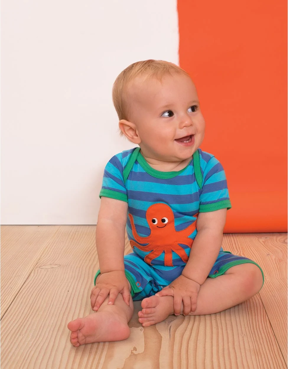 Toby Tiger, Octopus Rompersuit for Boys - Image 2
