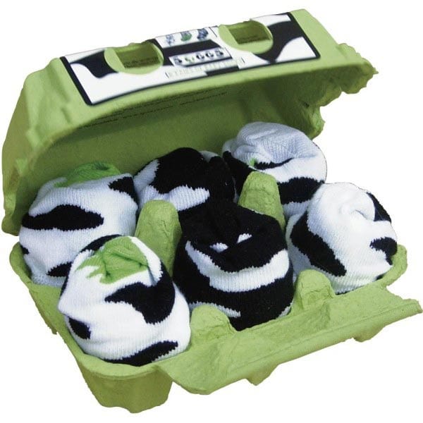 Xplory Soggs Eggbox of Socks - Cow Print